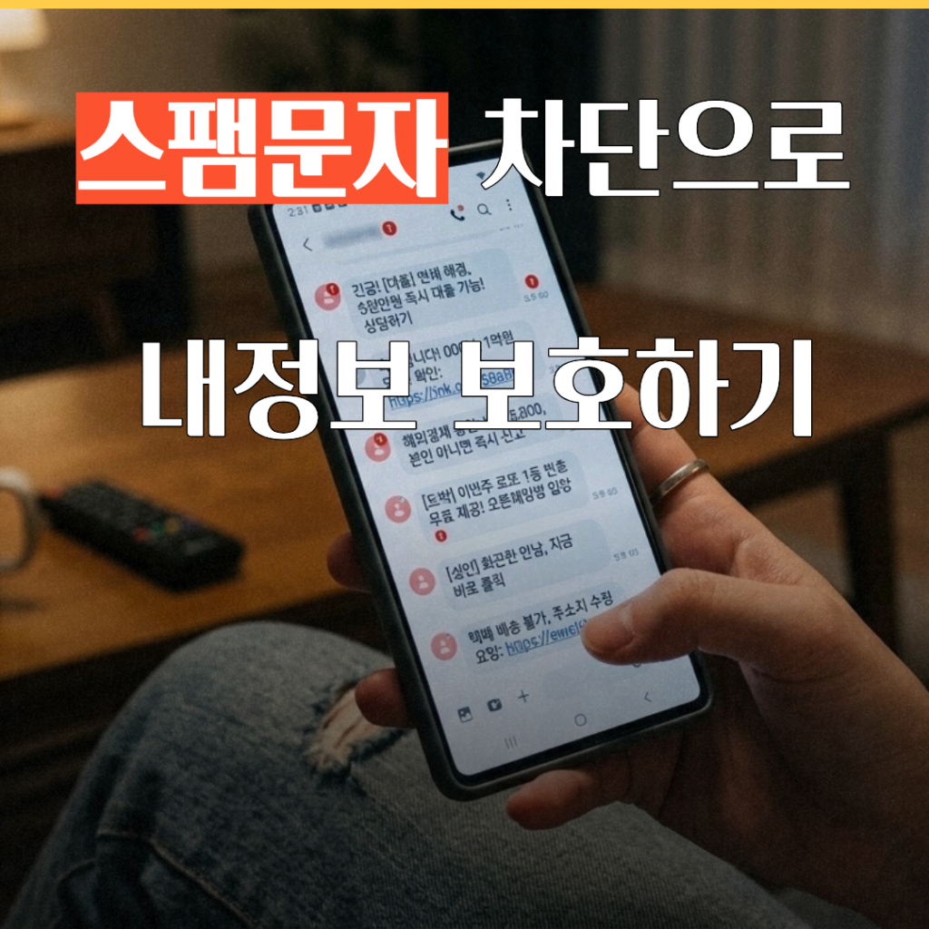 스팸 문자 완벽 차단 및 신고! 5가지 방법 총정리 스팸 문자 차단하는 방법 정리